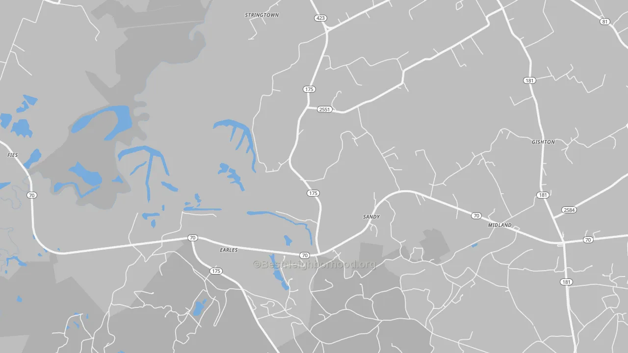 Transit Grade map of Midland, KY