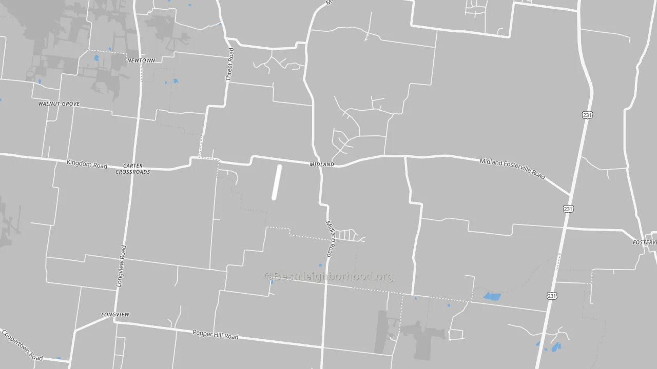 Transit Grade map of Midland, TN