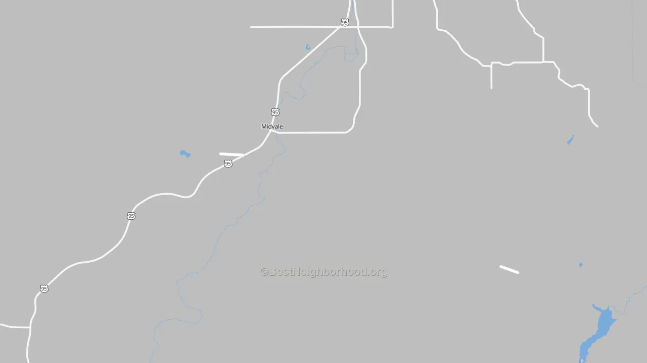 Transit Grade map of Midvale, ID