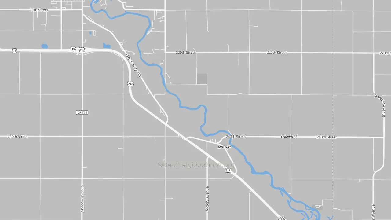 Transit Grade map of Midway, IA