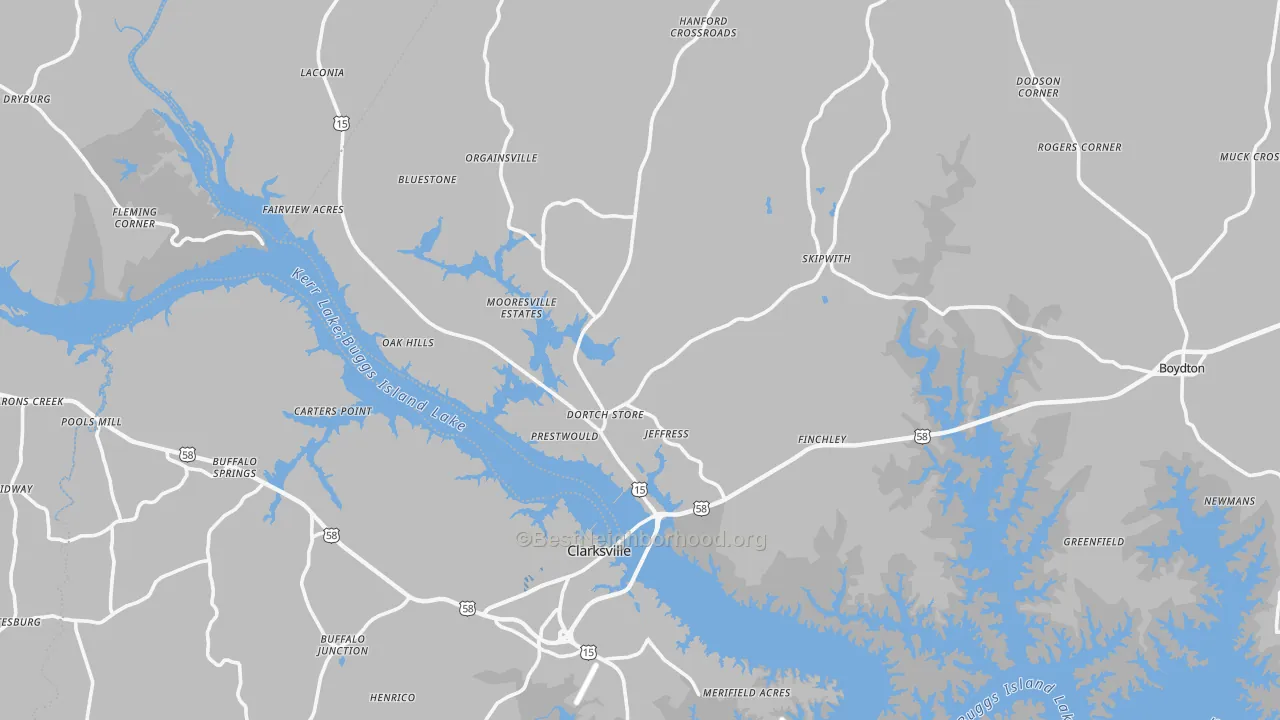 Transit Grade map of Midway, VA