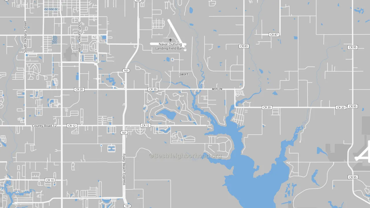Transit Grade map of Miflin, AL