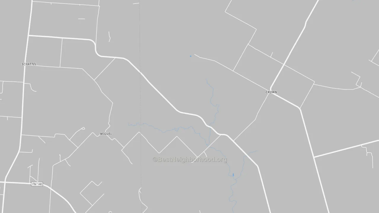 Transit Grade map of Miguel, TX