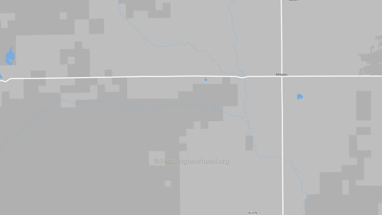 Transit Grade map of Mikado, MI
