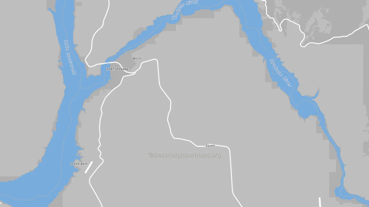 Transit Grade map of Miles, WA