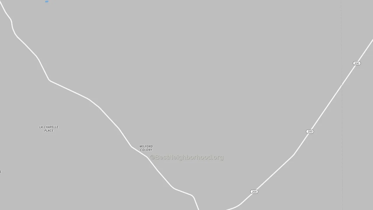 Transit Grade map of Milford Colony, MT