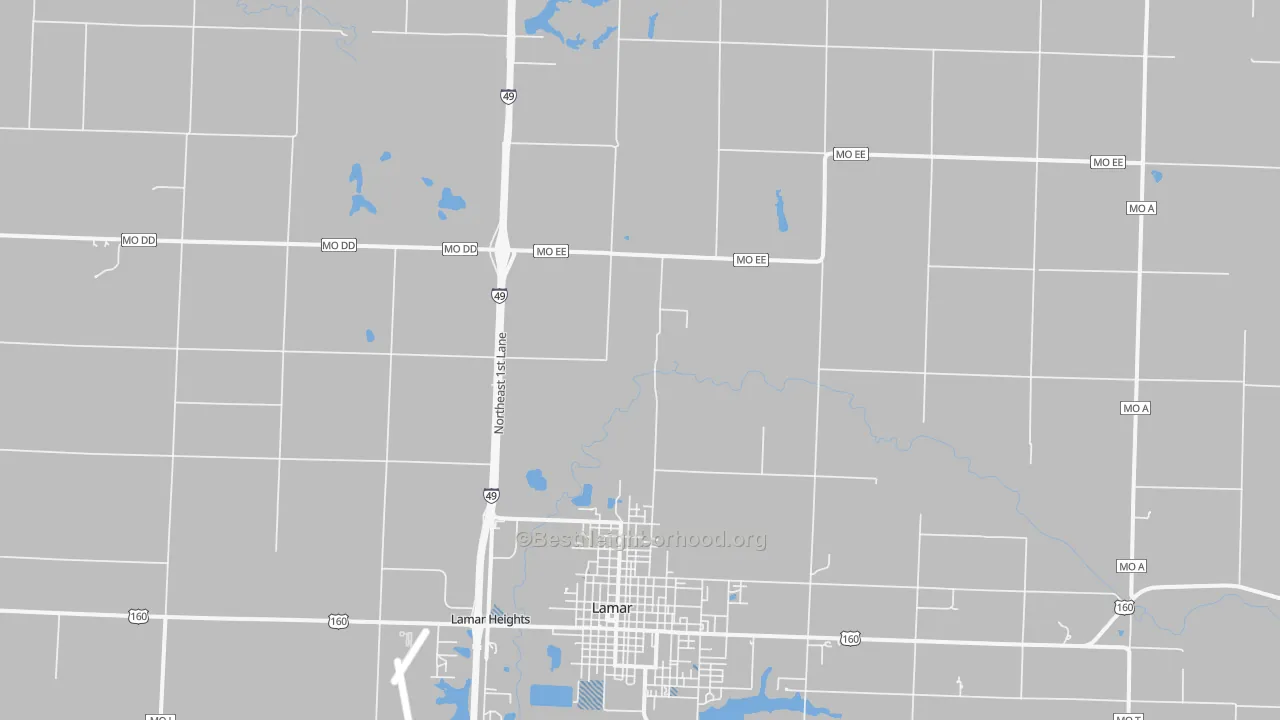 Transit Grade map of Milford, MO