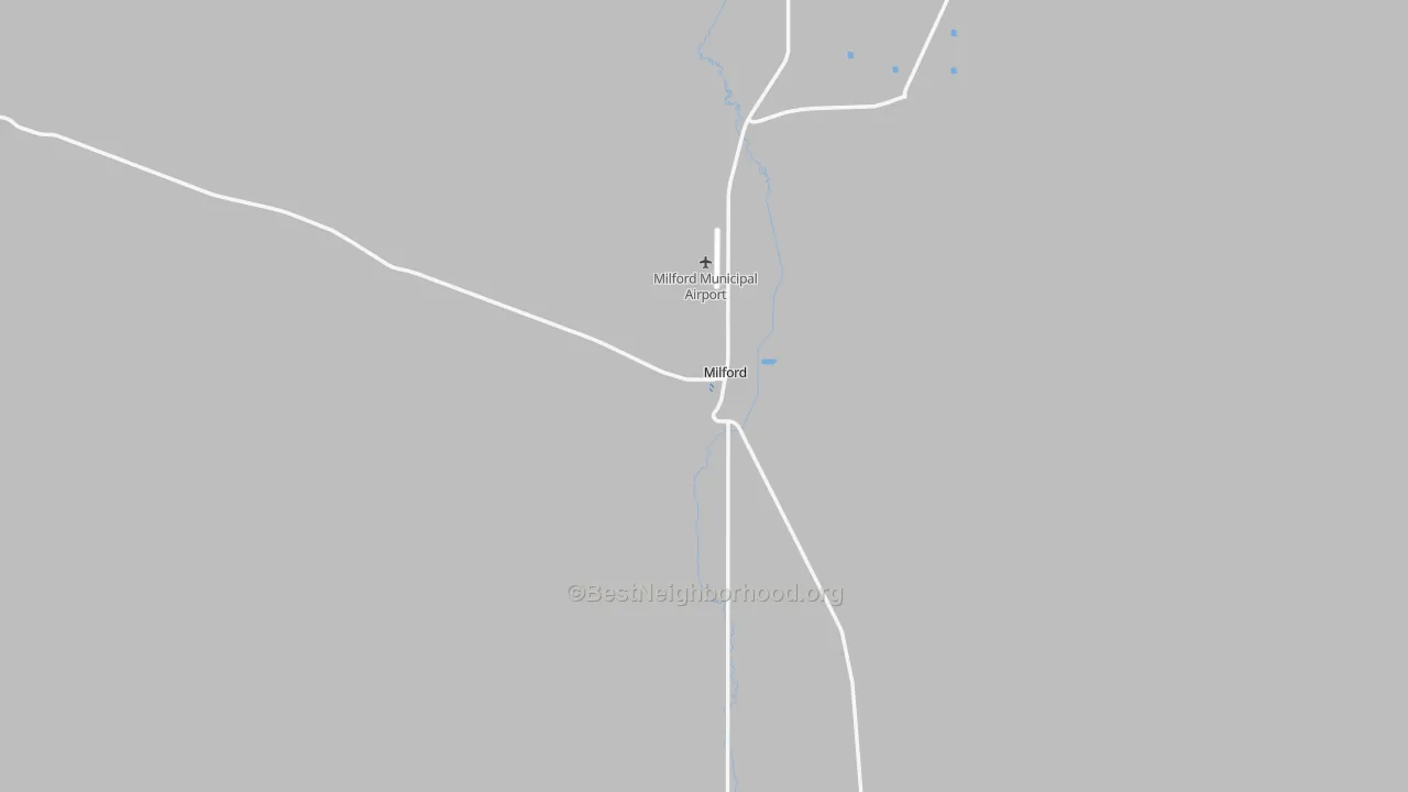 Transit Grade map of Milford, UT