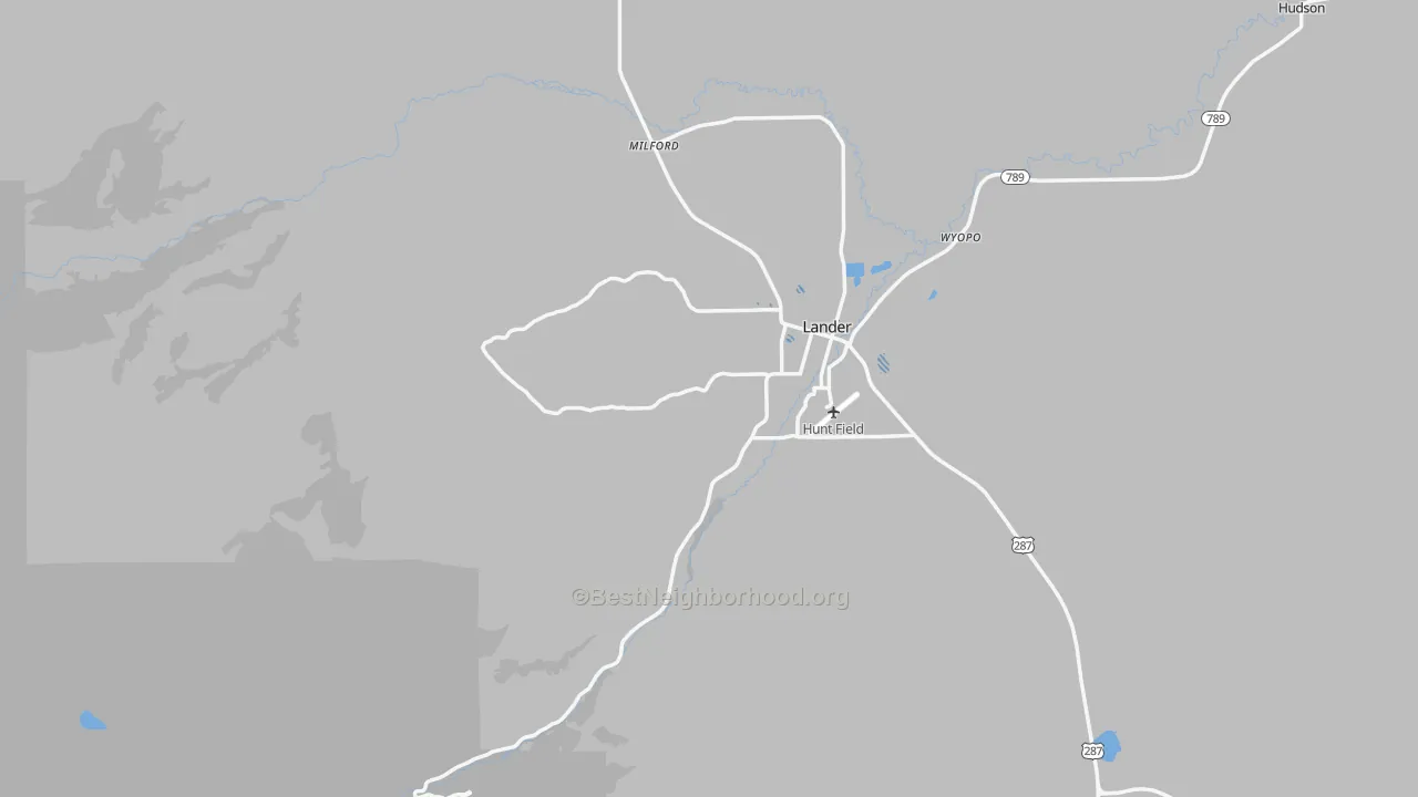 Transit Grade map of Milford, WY