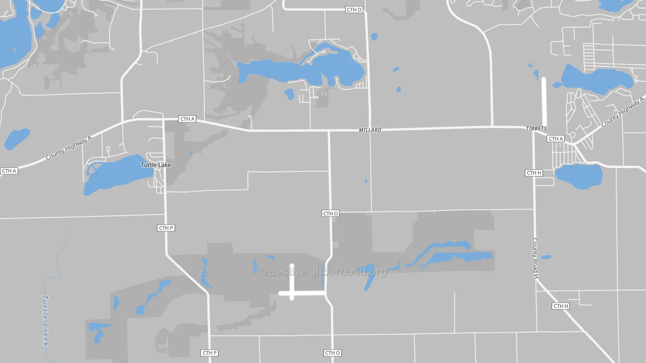 Transit Grade map of Millard, WI