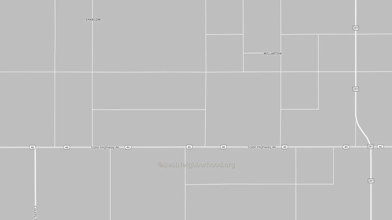 Transit Grade map of Millarton, ND