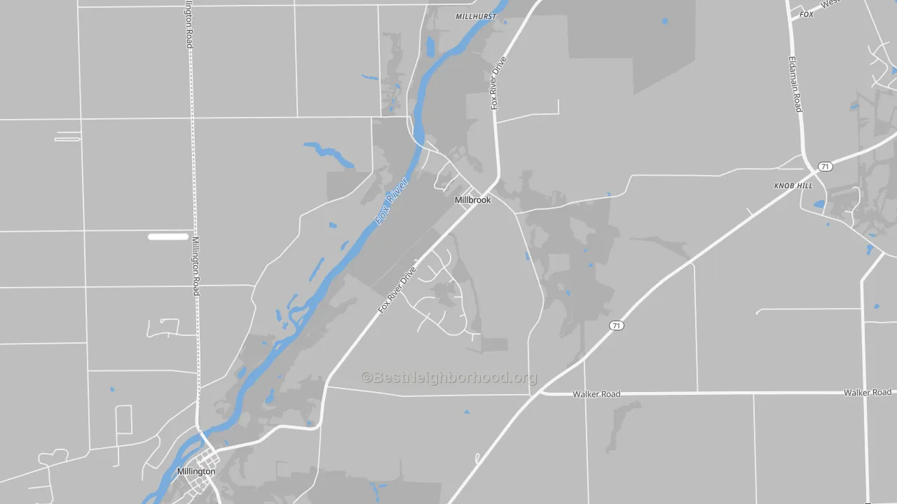 Transit Grade map of Millbrook, IL
