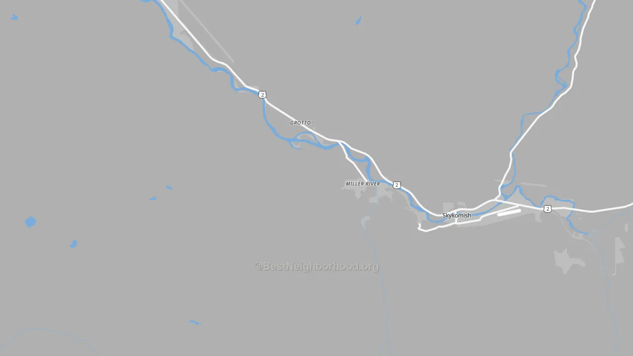 Transit Grade map of Miller River, WA