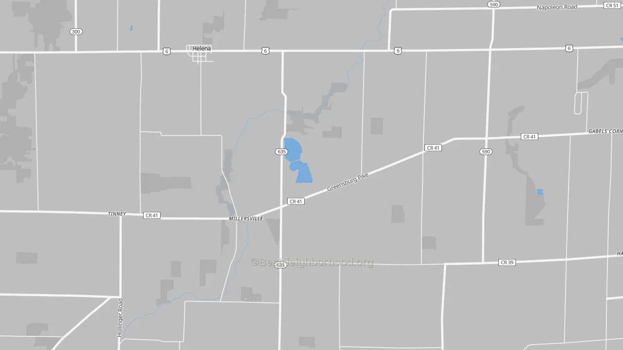 Transit Grade map of Millersville, OH
