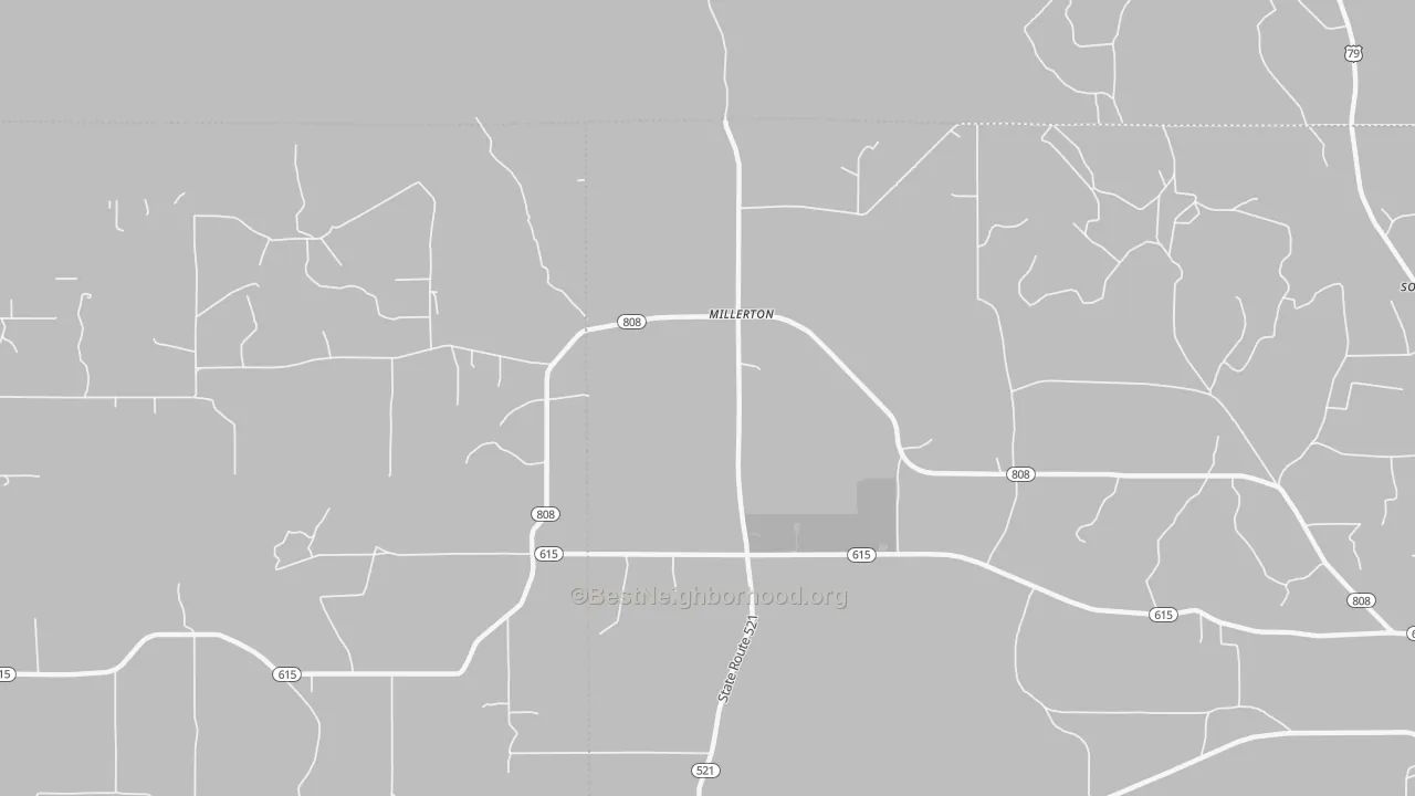 Transit Grade map of Millerton, LA