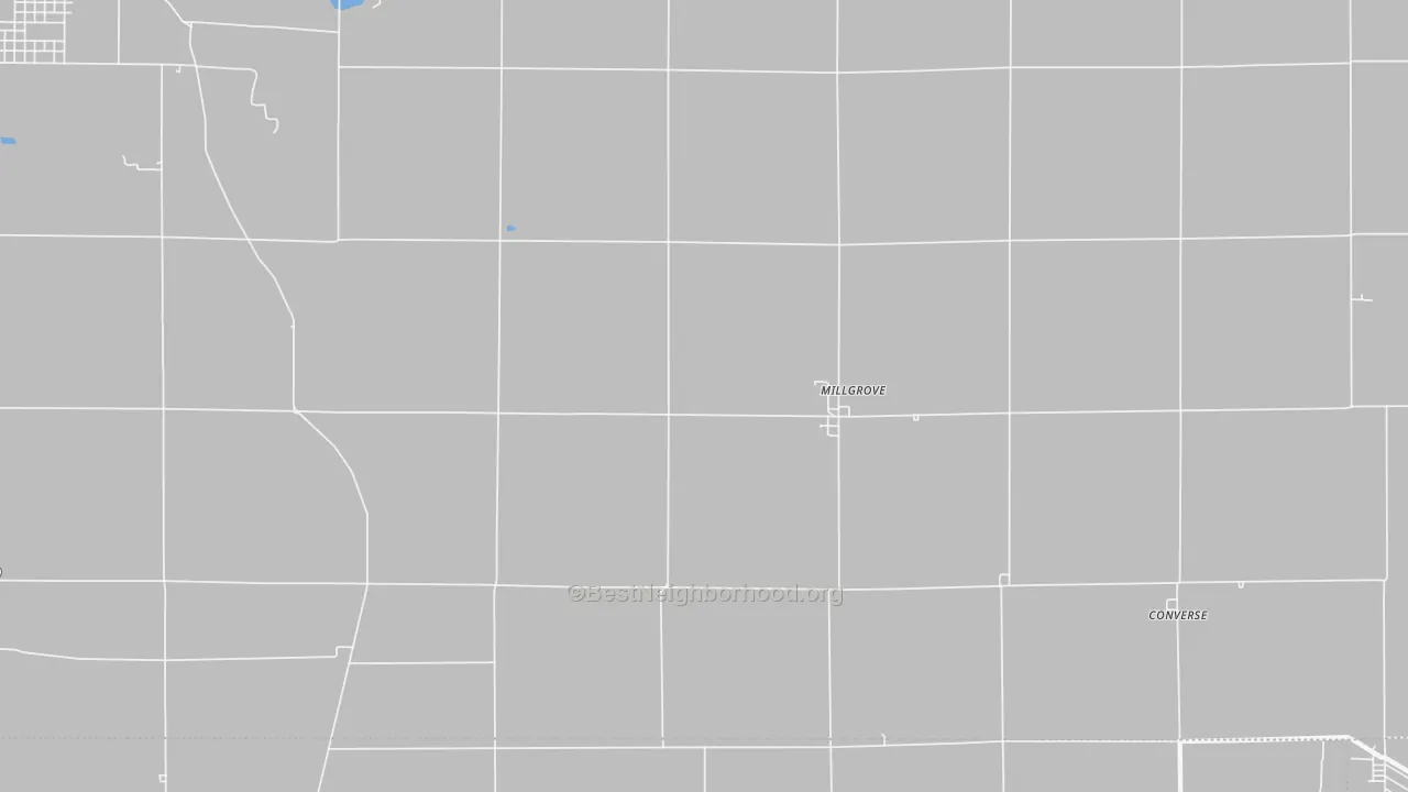 Transit Grade map of Millgrove, IN