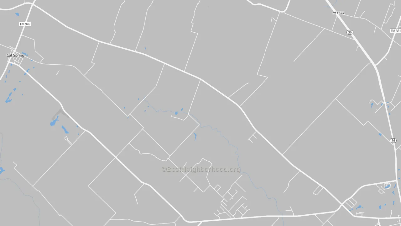 Transit Grade map of Millheim, TX