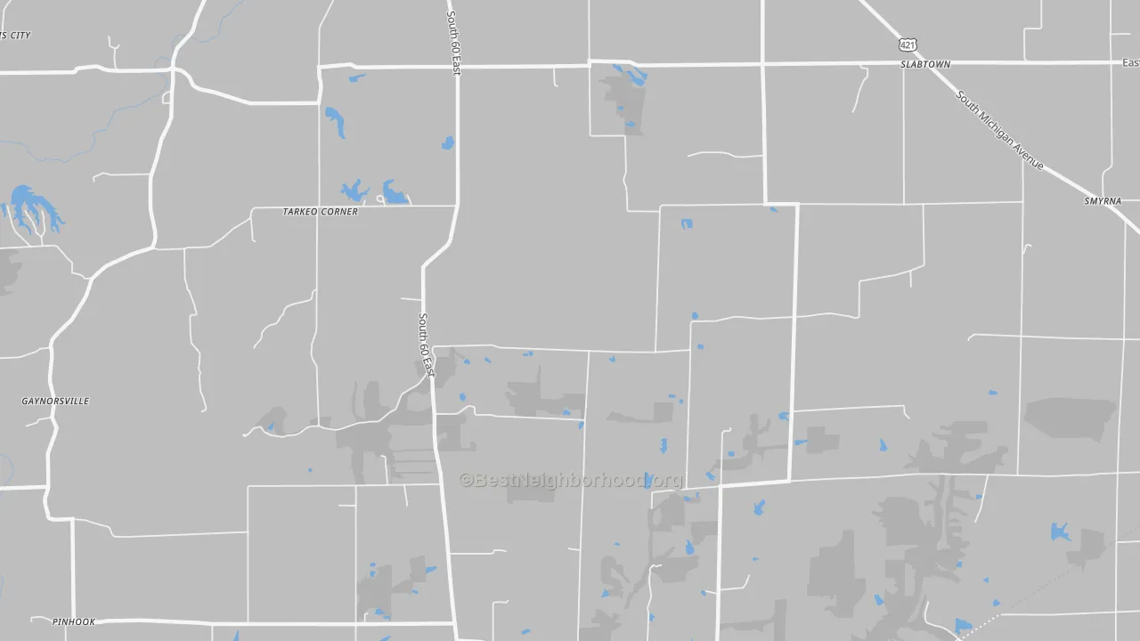 Transit Grade map of Millhousen, IN