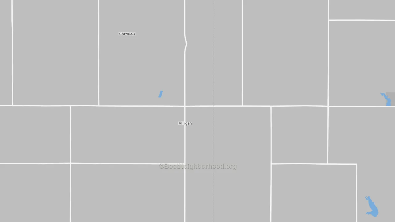 Transit Grade map of Milligan, NE