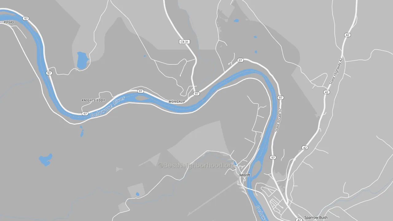 Transit Grade map of Millrift, PA