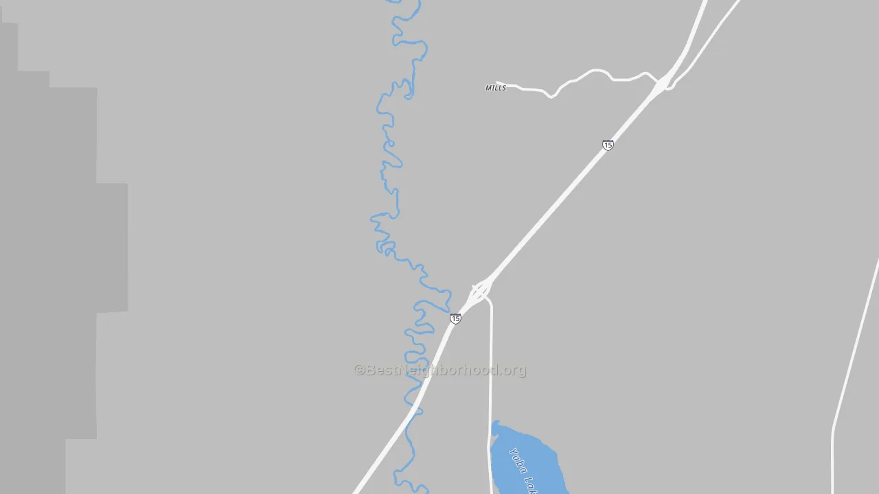 Transit Grade map of Mills, UT