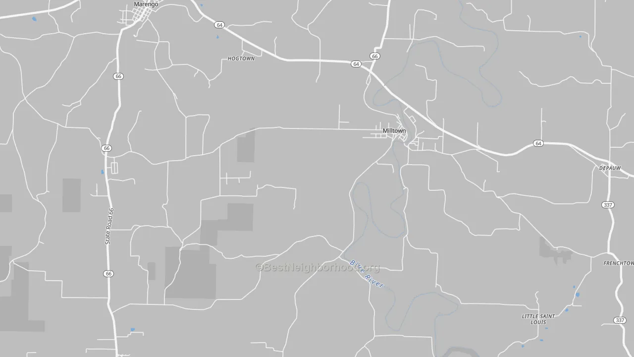 Transit Grade map of Milltown, IN