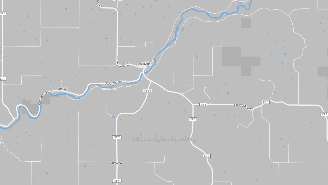 Transit Grade map of Millville, MN