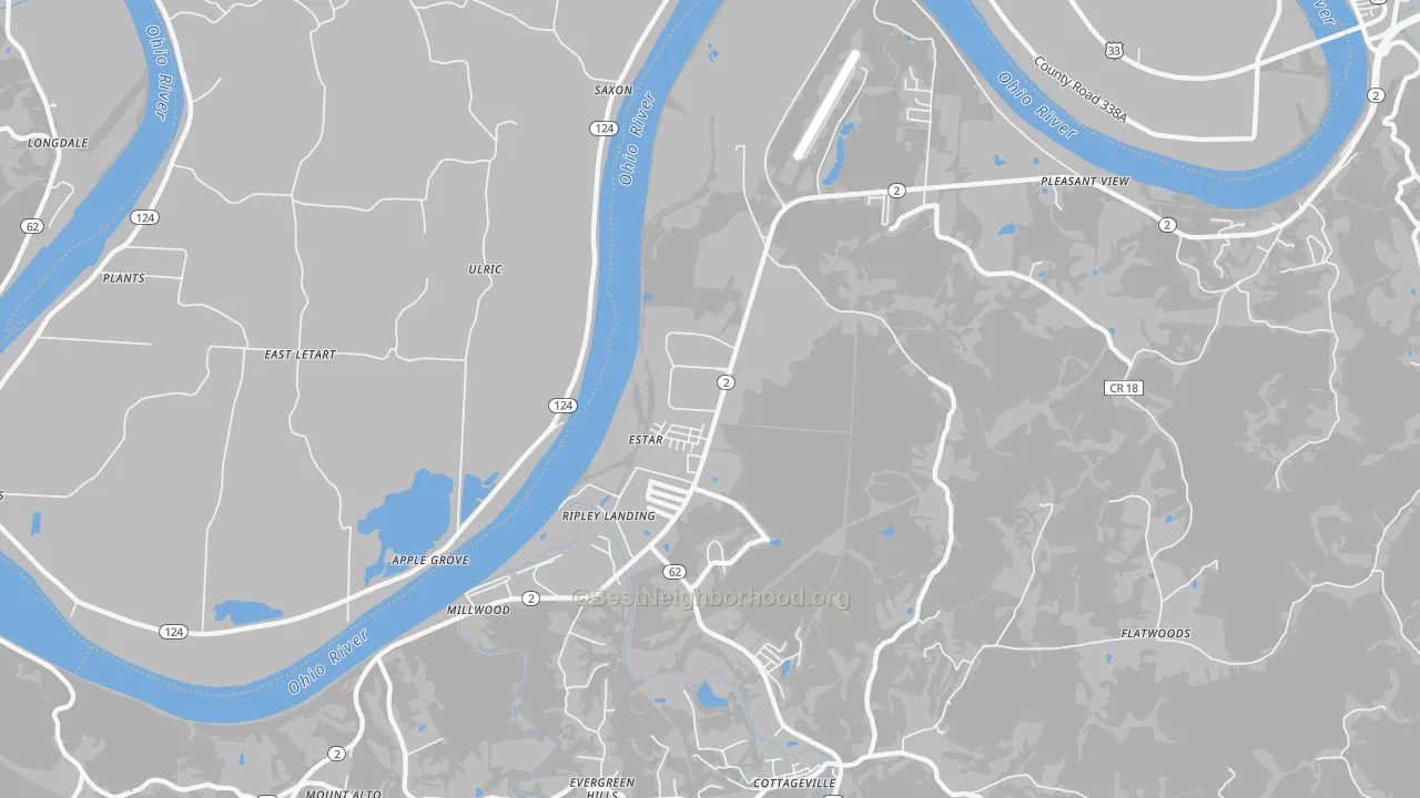 Transit Grade map of Millwood, WV