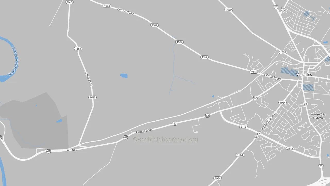 Transit Grade map of Milner, KY