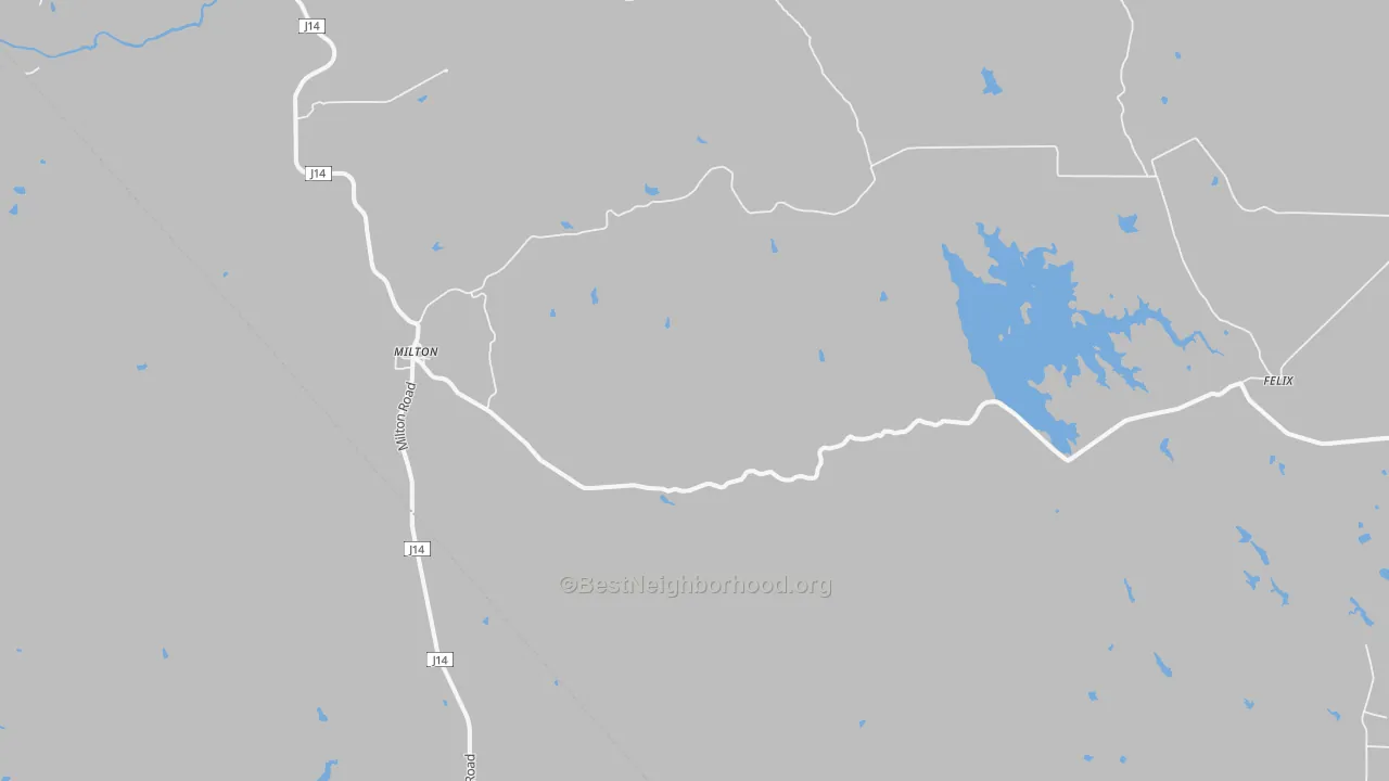 Transit Grade map of Milton, CA