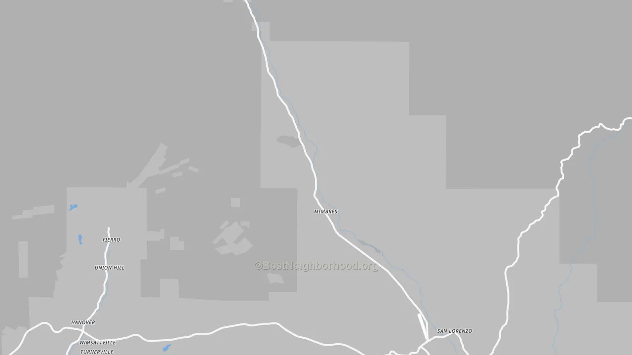 Transit Grade map of Mimbres, NM