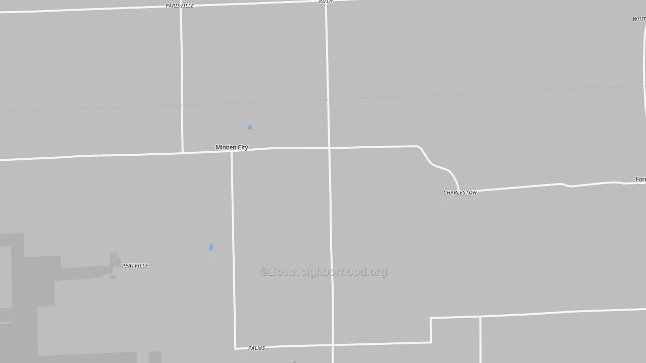 Transit Grade map of Minden City, MI
