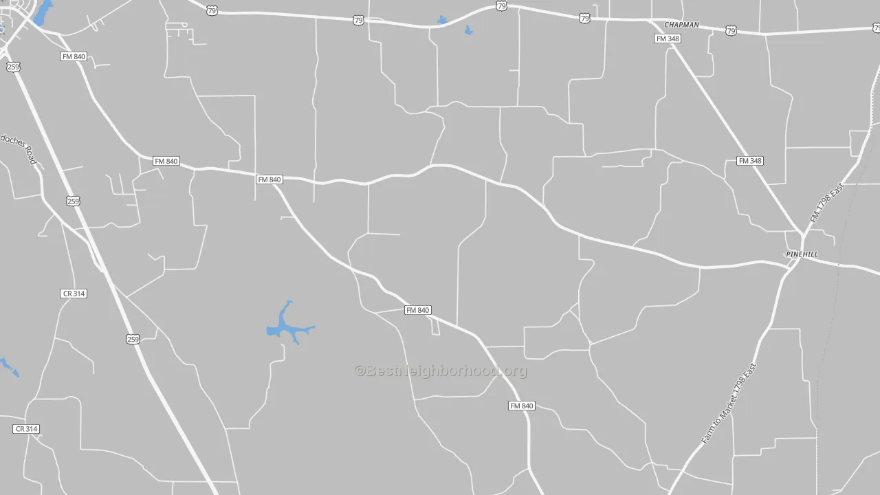 Transit Grade map of Minden, TX