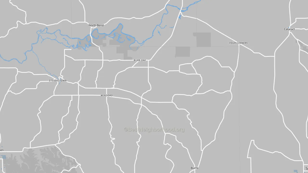 Transit Grade map of Mindoro, WI