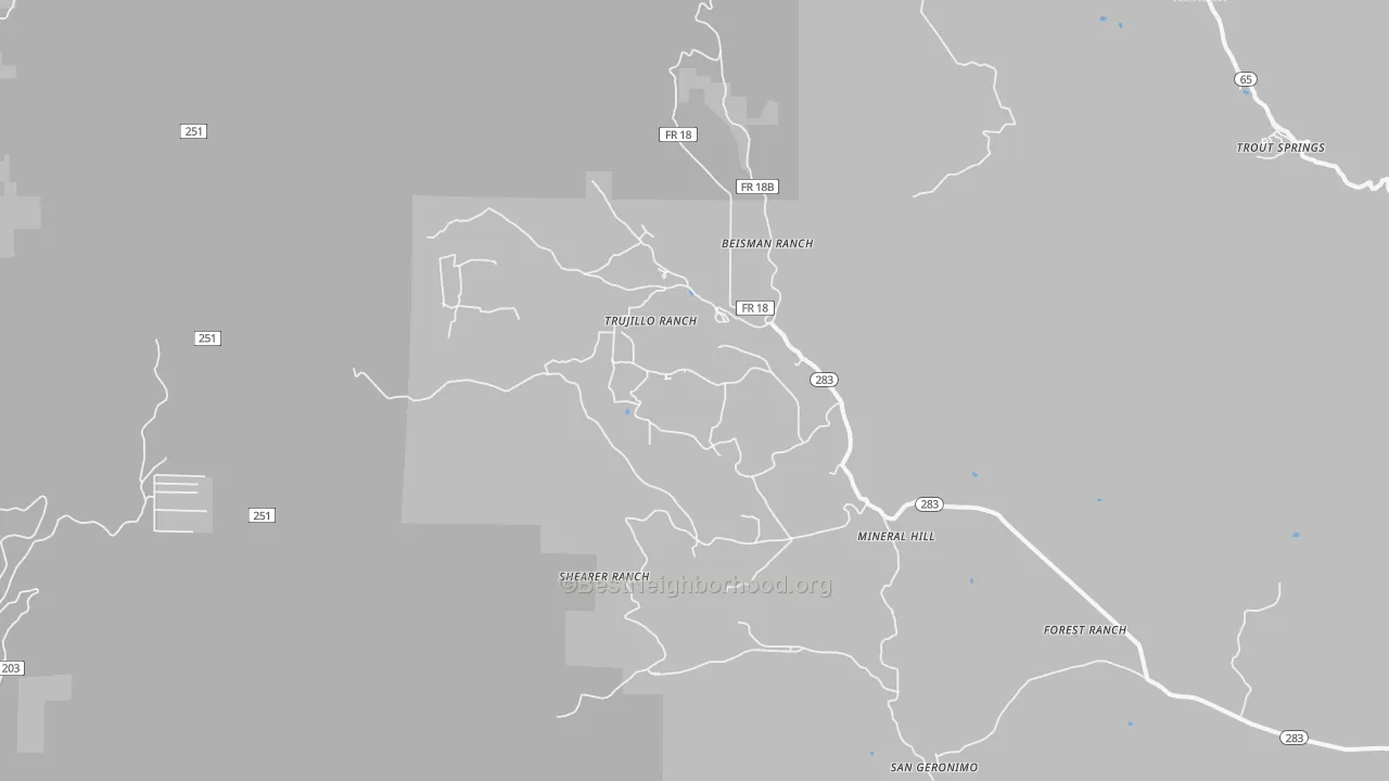 Transit Grade map of Mineral Hill, NM