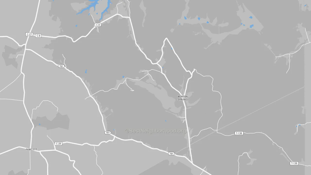 Transit Grade map of Mineral Springs, OH