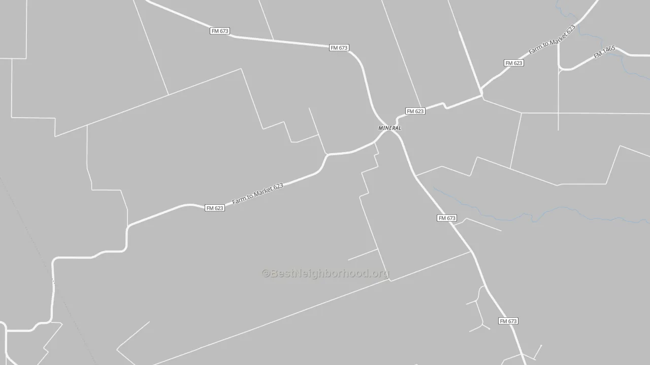 Transit Grade map of Mineral, TX