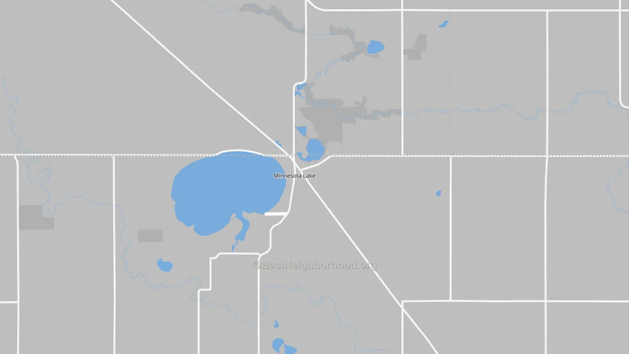 Transit Grade map of Minnesota Lake, MN