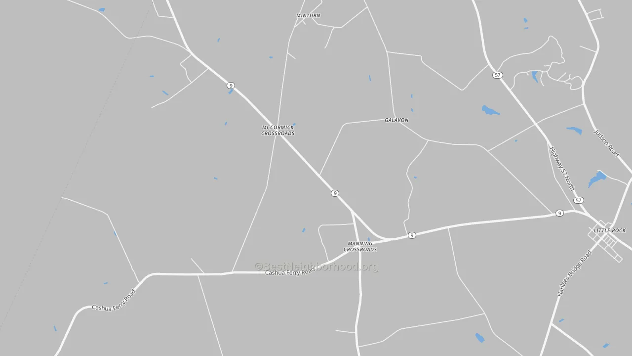 Transit Grade map of Minturn, SC