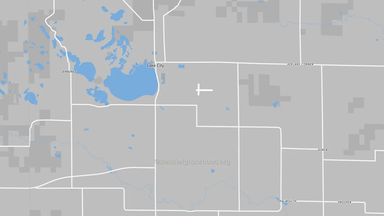 Transit Grade map of Missaukee County, MI