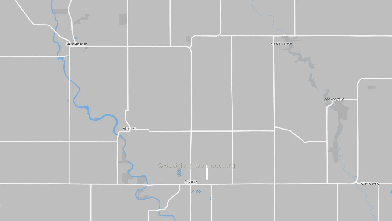 Transit Grade map of Mitchell County, IA
