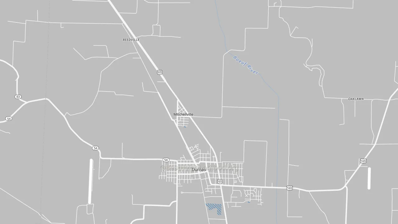 Transit Grade map of Mitchellville, AR
