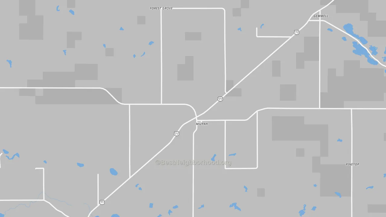 Transit Grade map of Mizpah, MN