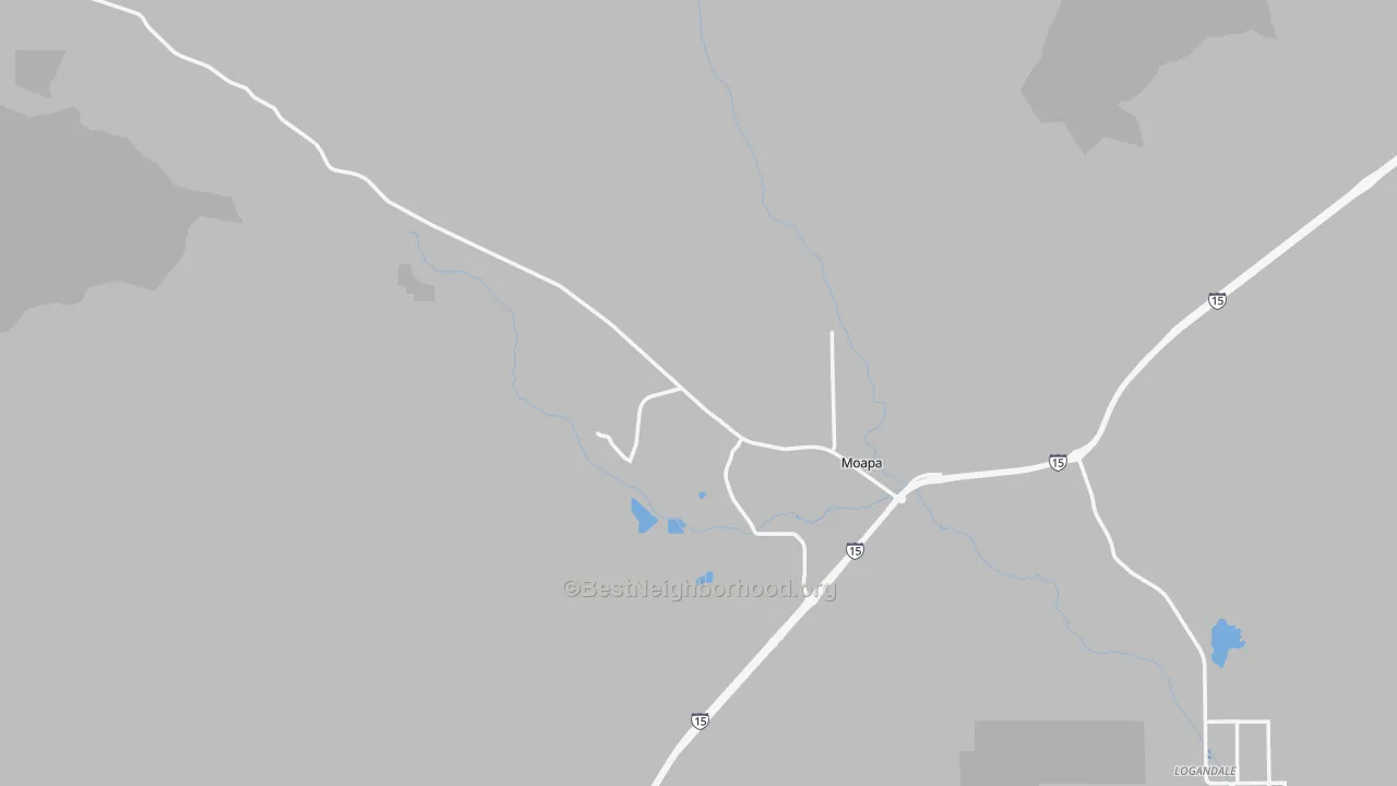 Transit Grade map of Moapa, NV