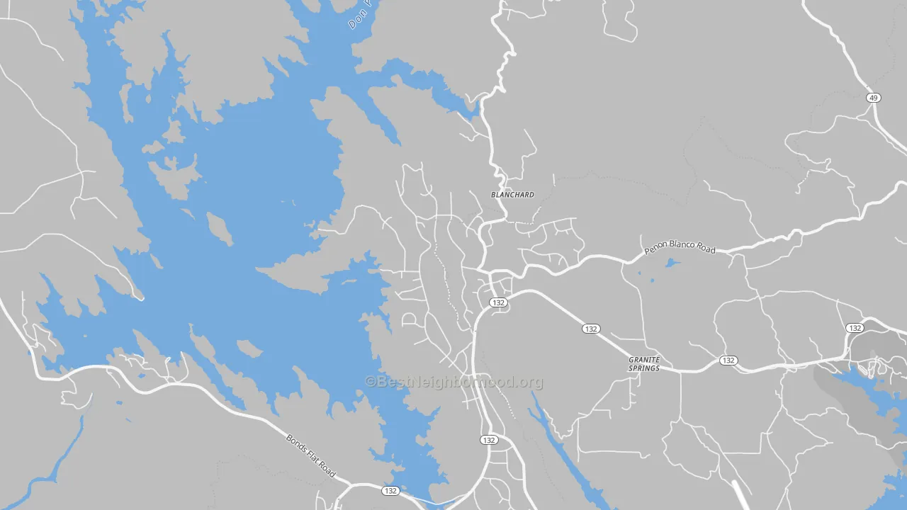 Transit Grade map of Moccasin, CA
