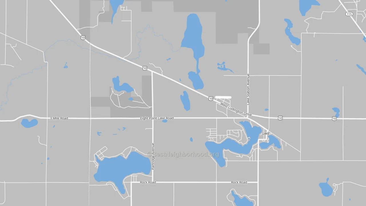 Transit Grade map of Moddersville, MI