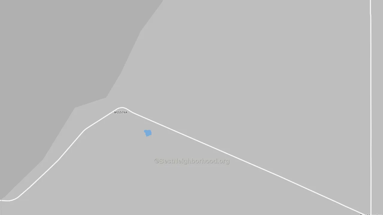 Transit Grade map of Modena, UT