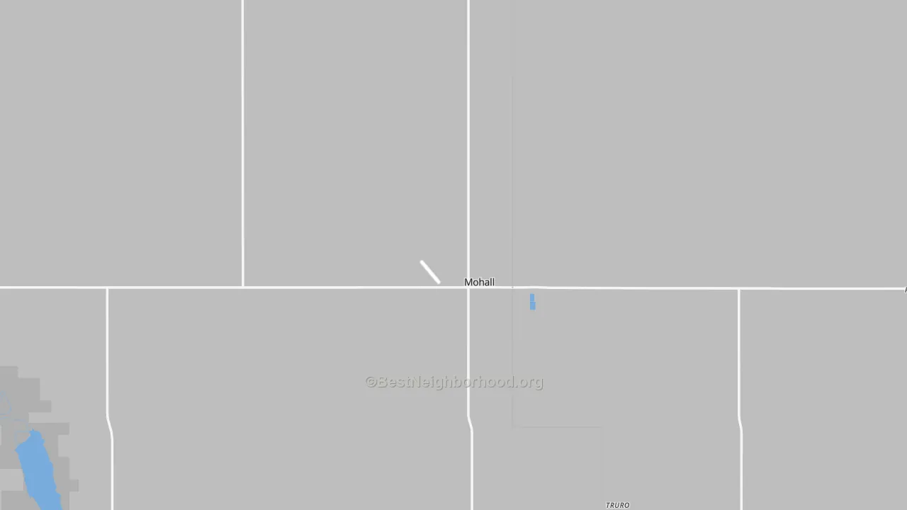 Transit Grade map of Mohall, ND