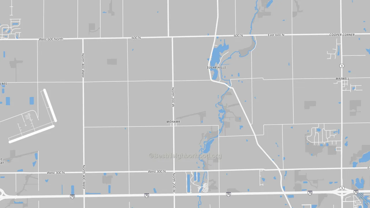 Transit Grade map of Mohawk, IN