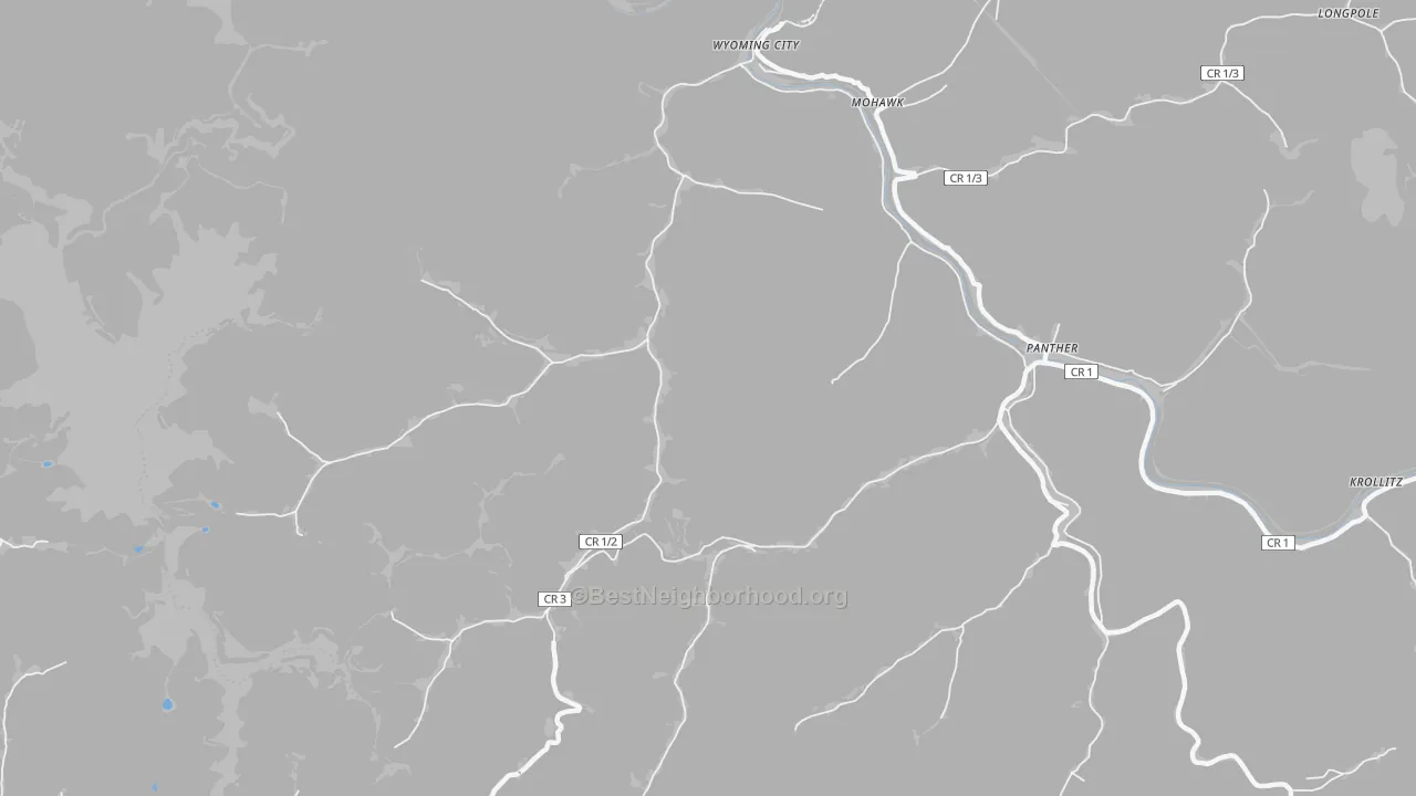 Transit Grade map of Mohawk, WV